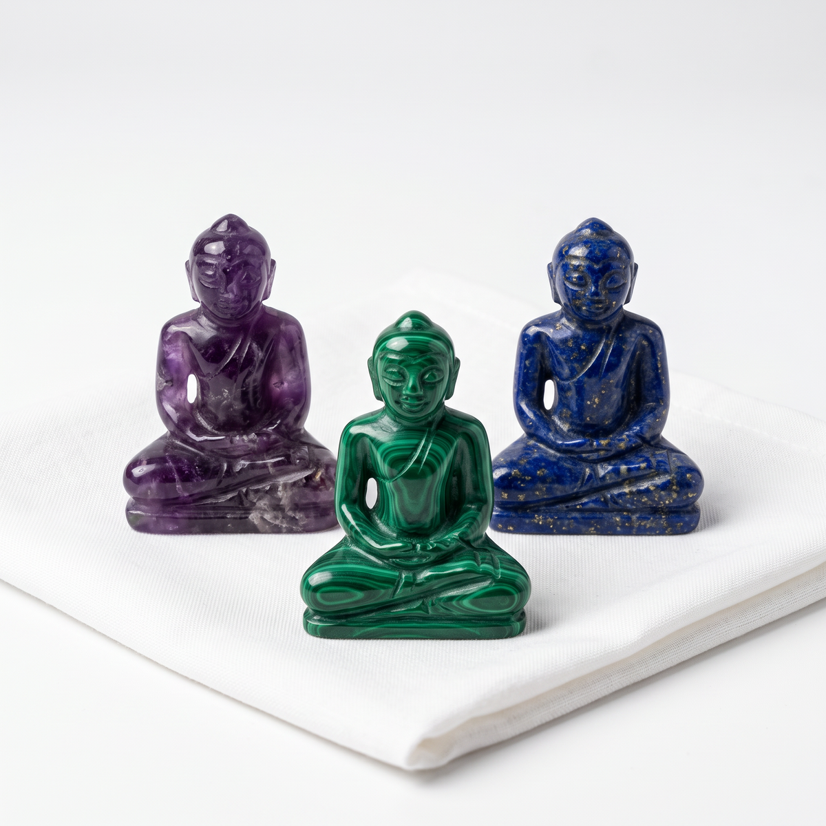 Amethyst Monk — Hand-Carved