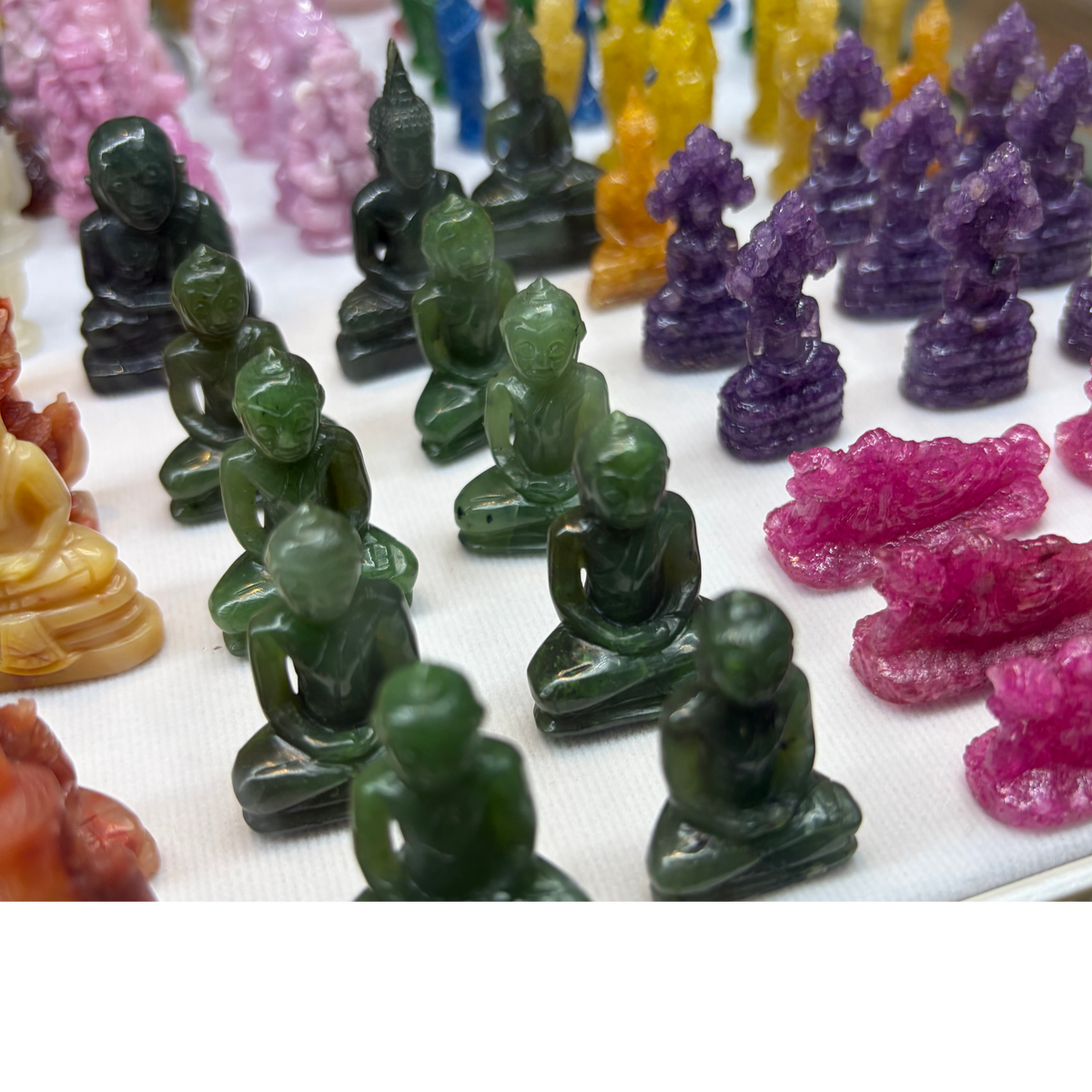 Bespoke Commission: Hand-Carved Natural Gemstone Statues and Talismans